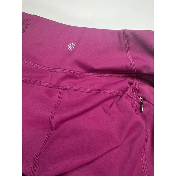 Athleta Leggings Womens Extra Small Laser Cut Perforated Activewear Gym XS - Picture 4 of 9
